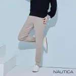 【NAUTICA】女裝 素面修身休閒長褲(卡其)