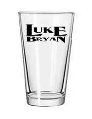 Luke Bryan - Rock and Roll - Country - 16oz Pint Beer Glass Pub Barware Seltzer