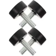 4pcs Rubber Feet Pad Screw In Rubber Feet Furniture Leg Bumpers Pads for Tables