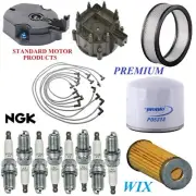Tune Up Kit Filters Cap Spark Plugs Wire For CHEVROLET CORVETTE V8 5.7L 1975 (for: Chevrolet)