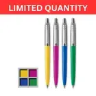 Parker Jotter Ballpoint Pen Collection, Medium Point, Black Ink (Pack of 4)...