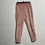 DSG Soft Velour Jogger Girls Large Mineral Clay Slim Fit Fleece Lined Mid-Rise