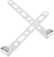 SOESFOUFU 2pcs Versatile Alloy Power Supply Fixing Bracket Induction Pipe Mount Filter Mounting Bracket Air Filter Holder Cold Air Pipe Mount