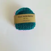 Set of 6 HANDMADE Face Scrubbie Reusable Sponge Facial Exfoliation Skin Care #1