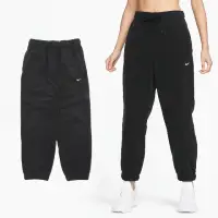 在飛比找momo購物網優惠-【NIKE 耐吉】長褲 One 女款 黑 白 保暖 搖粒絨 