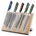 6Pcs TURWHO Kitchen Knife Japanese VG10 Damascus Steel Cook Chef Knife Block Set