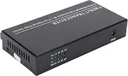 Gigabit Ethernet Media Converter SingleMode, SC 1.25Gbps to RJ45 10/100/1000 Network Auto Sensoring Transceiver Module - 3KM