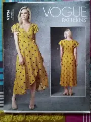 Vogue Sewing Pattern 1734 V1734 Misses Dress Very Easy Vogue size 16-24 NEW