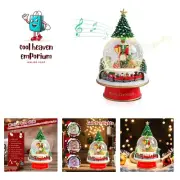 Christmas Snow Globe, Musical Snow Globes Color Changing Swirling Glitter Bat...