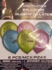 Disney Pixar Lightyear Balloons 2 Packs = 12 Total
