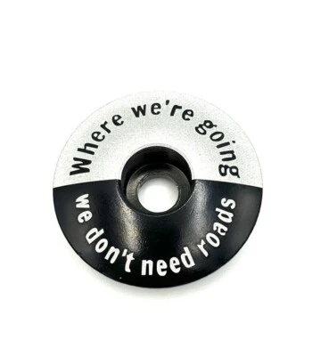Where we’re going, we don’t need roads - Threadless Bicycle Headset Stem Cap top