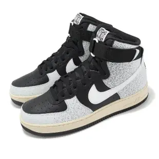 【NIKE 耐吉】休閒鞋 Air Force 1 High 07 LX 男鞋 黑 白 AF1 50週年 嘻哈 吊飾(FB2049-001)