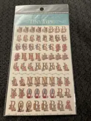 New Pack Of Stickers Frame Names Tiny Type Bears Letters C9