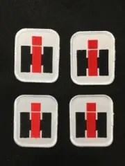 International Harvester Logo Sew On/Iron On Patches New (Set of 4 ALIKE)