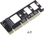 M.2 NVMe SSD to PCI-E 3.0 X16/X8/X4 Desktop SSD Adapter Card Desktop Solid State Drive Riser Card Expansion Card