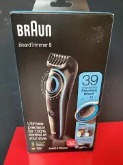 Braun Beard Trimmer BT5240, Hair Clippers for Men, Cordless & Rechargeable with