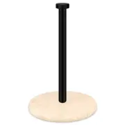 HESHIBI Paper Towel Holder Countertop with 7" Weighted Travertine Marble Base...