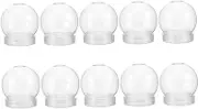 AKOOSY 10Pcs Candy Bottle Multi Functional Light Bulb Bottle for DIY Snow Globes Reusable Empty Beverage Containers for Parties and Decorations
