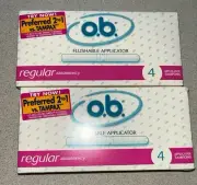 Vintage Tampons O.B. Regular Absorbency 80s 90s Movie Prop Non-applicator Lot