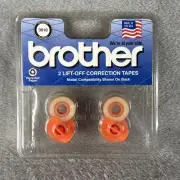 2-Pack Brother Lift-Off Correction Tapes 3010 New! Sealed! USA