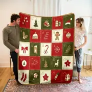 Christmas Blanket Blanket Christmas Throw Blanket for Room Decor Retro Office