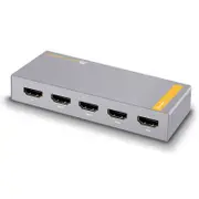 Alogic HD4KSPL04 4 Port HDMI 2.0 4K Splitter HDMI 2.0 & HDCP 2.2 Metal Housing