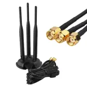 2.4GHz 5.8GHz Dual Band Magnetic WiFi Antenna (3pcs) for Netgear R7000 Nighthawk