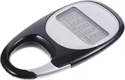 FOYTOKI Simple Step Counter by Compact Pedometer for Walking Required Battery-Powered Fitness Tracker Random Color