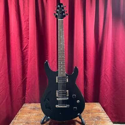 Kurt Wilson Semi Hollow Arrowhead Flat Black Guitar