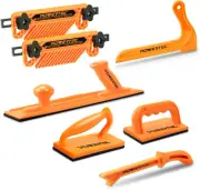 Push Block and Push Stick Set & Featherboard. Fits Table Saws, Router Tables, Ba