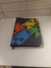 pokemon binder Holds 200-400 Cards Wrist Strap 4 Easy Carry Zip Closure
