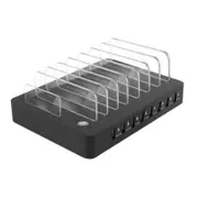 50W Dc5V/10A (Max) Output (Low Power) 8 Ports Usb Detachable Charging Station Smart Charger