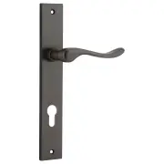 Stirling Lever Rect Backplate (Entrance)