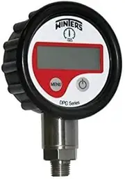 *Shipped Within 1 Day* Digital Pressure Gauge(Range: -1 to 25 Bar) for High Vacuum Refining Plants, Paper Industry, Adjustment Research Centers, Model : Winters DPG Series by INSTRUKART.