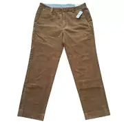 Brooks Brothers Clark Fit Straight Brown Corduroy Pants Men’s size 36x30