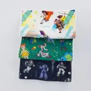 Baby Burp Cloths 3 Pack Toy Story Print Green Blue Toweling Back Handmade New