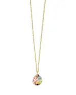 Ippolita 18K Yellow Gold Rock Candy Gemstone & Diamond Wavy Teardrop Pendant Necklace, 18-20 - Exclusive