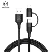 Mcdodo Type-C USB Charger Cable for iPhone 16 15 14 13 12 11 Samsung S25 S24 S23