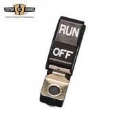Black Handlebar Switch Run/Off Rocker Switch Fit For Harley XL Replace 71547-75