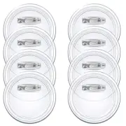 20 Set Clear Plastic Craft Button with Pin,Pins Buttons Design a Button for