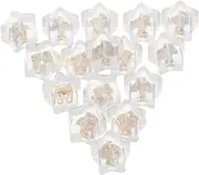 LOLIPPYY 16pcs Star Design Anti-Slip Earring Backs Comfortable Silicone Stud Earring Pads for Women for Pierced Ears