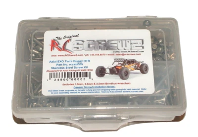 AXIAL RACING EXO TERRA BUGGY RC SCREWZ SCREW KIT STAINLESS STEEL AXI005
