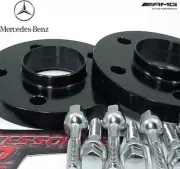 2 Pc BLACK MERCEDES 08-2022 CL CLASS Wheel Spacer Adapter 15mm # AP-5112-66-15BK
