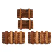 4pcs Hidden Compartment Box Hidden Puzzle Box Puzzle Drawer Boxes