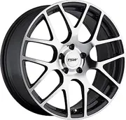 TSW Nurburgring Grey Wheel with Gunmetal Machined Face (21 x 11. inches /5 x 130 mm, 56 mm Offset)