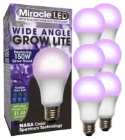 24 Miracle LED Grow Lights Red And Blue Spectrum Wide Angle