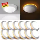 12 Pack 6 Inch LED Nightlight Disk Lights Flush Mount Ceiling Light Fixture Rece