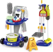 Kids Cleaning Set for Toddlers Pretend Play Housekeeping Supplies Kits