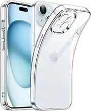 for Apple iPhone 7 8 SE X XR XS 11 12 13 Mini 14 15 Pro Max Plus Clear Gel Case Cover (for Apple iPhone 15)
