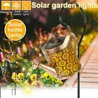 Solar Watering Can Lamp Hanging LED Waterfall Watering Can Art Lights CujdK❆